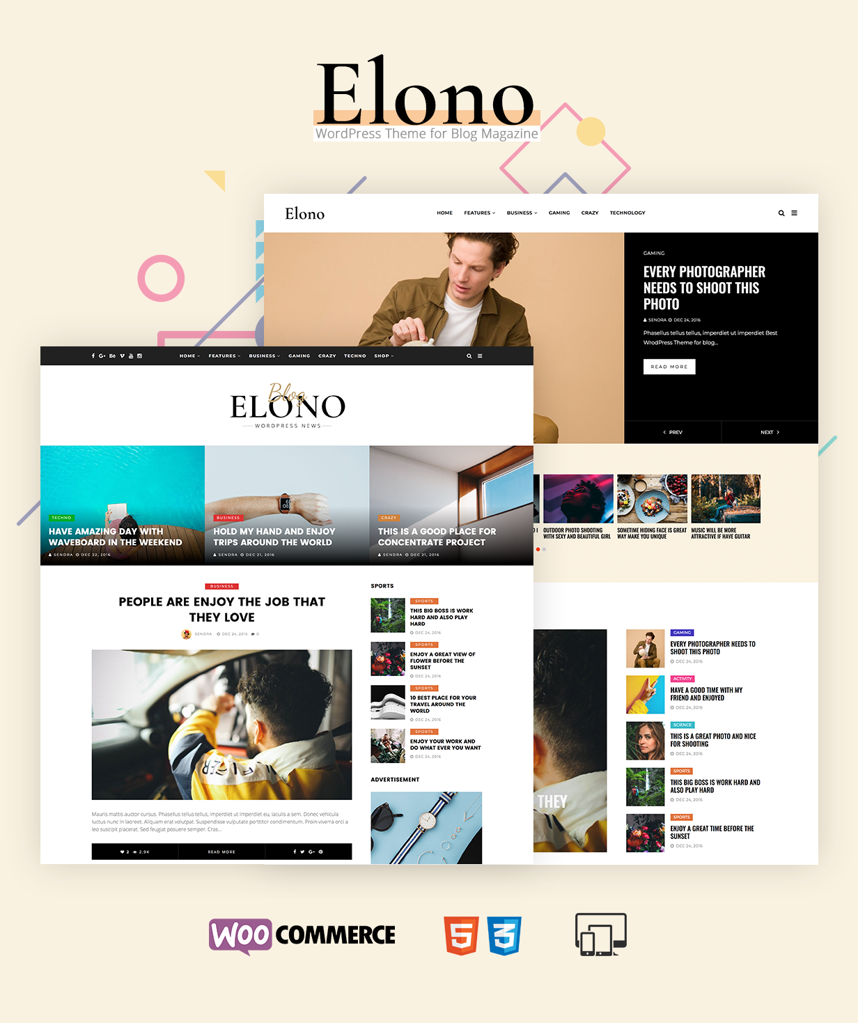 Elono - WordPress Blog Magazine Theme - 2