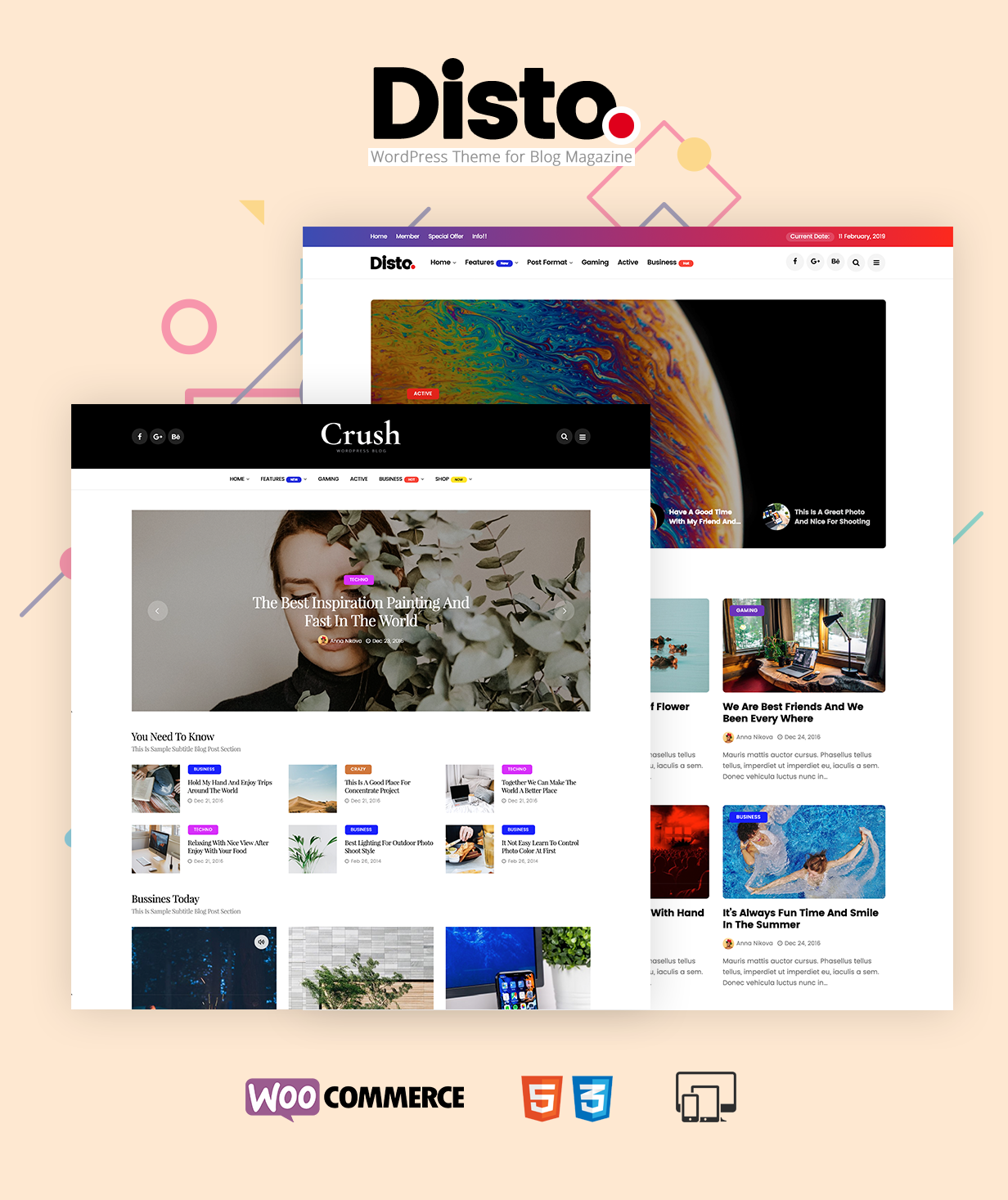 Disto - WordPress Blog Magazine Theme - 1