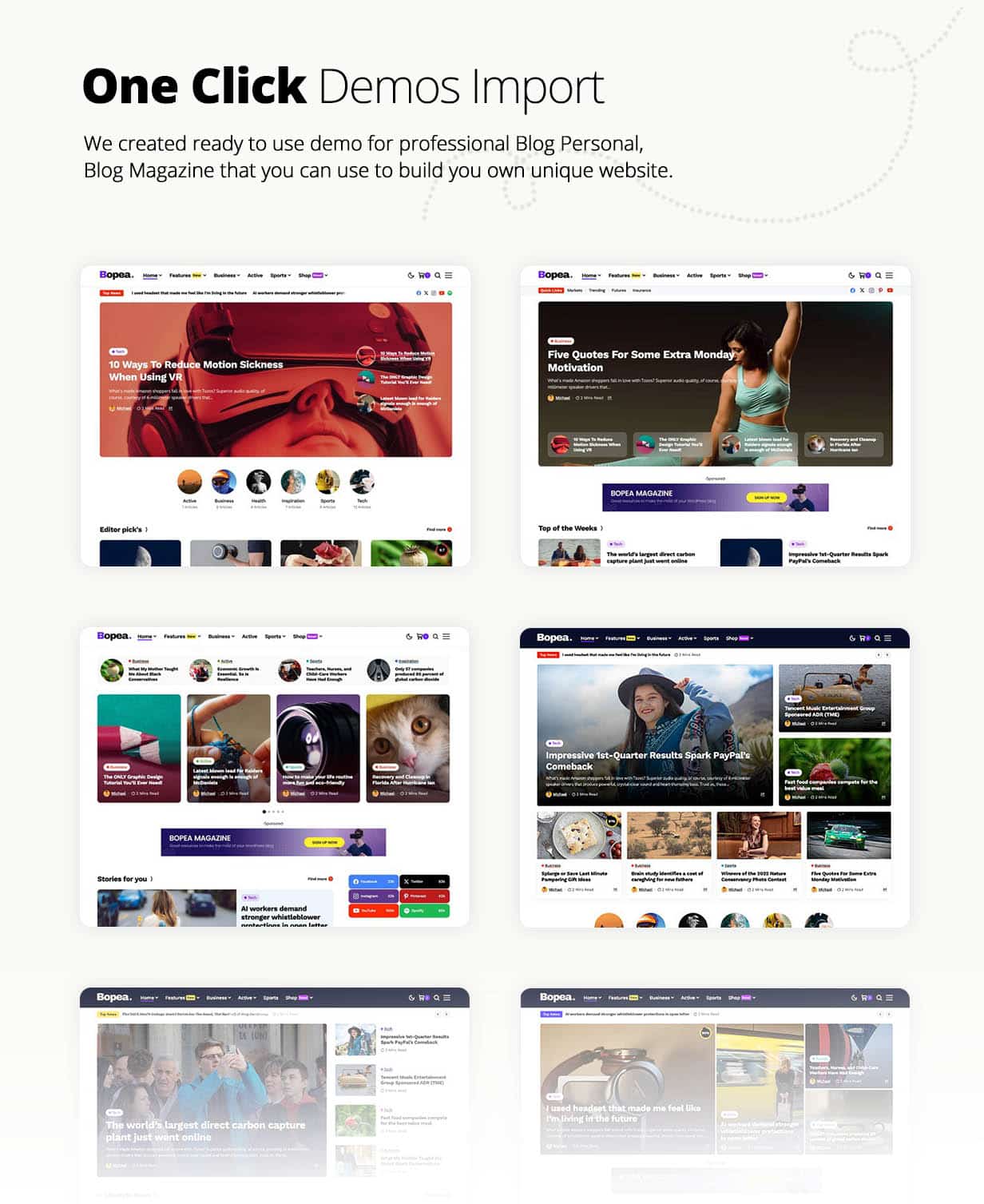 Bopea - Newspaper & Magazine WordPress Theme - 3