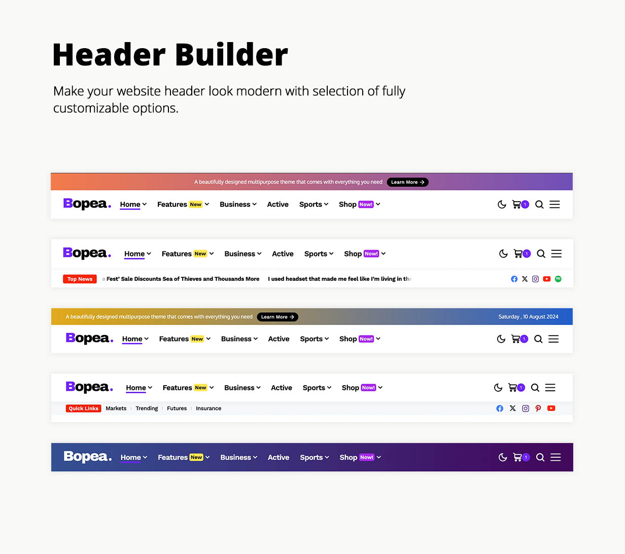 Bopea - Newspaper & Magazine WordPress Theme - 7