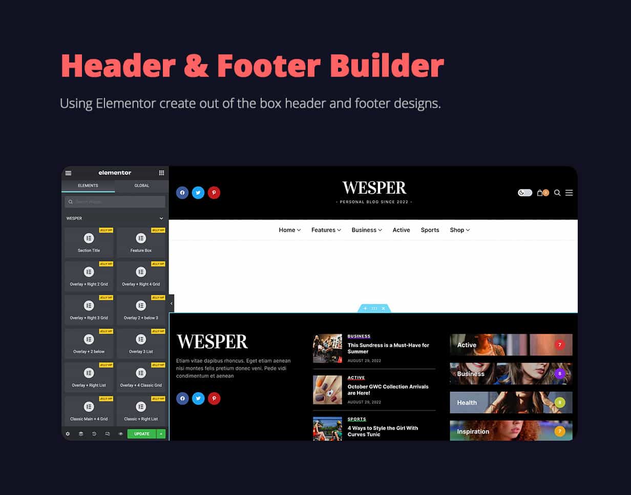 Wesper - WordPress Theme for Blogs & Magazines - 8