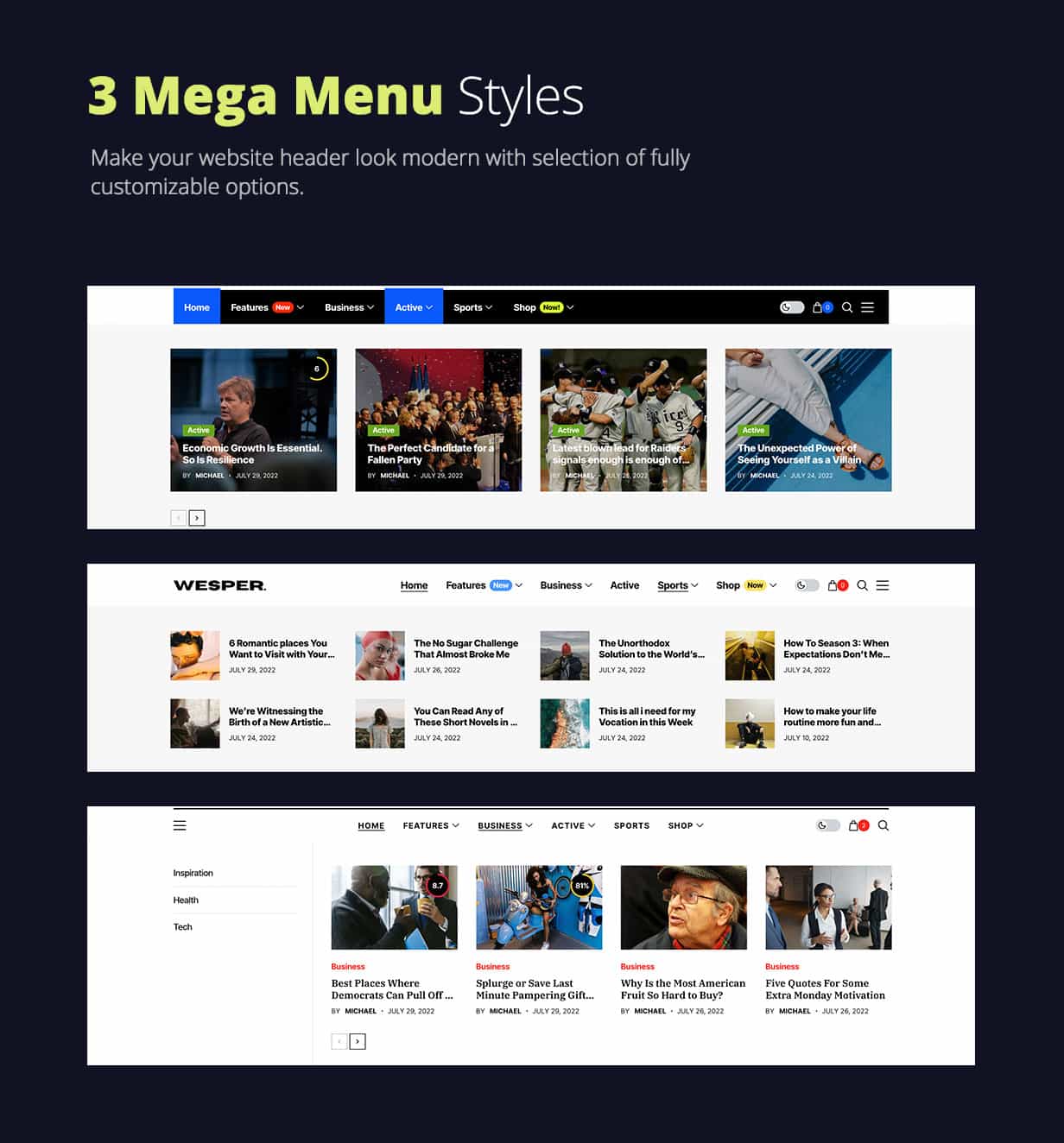 Wesper - WordPress Theme for Blogs & Magazines - 6