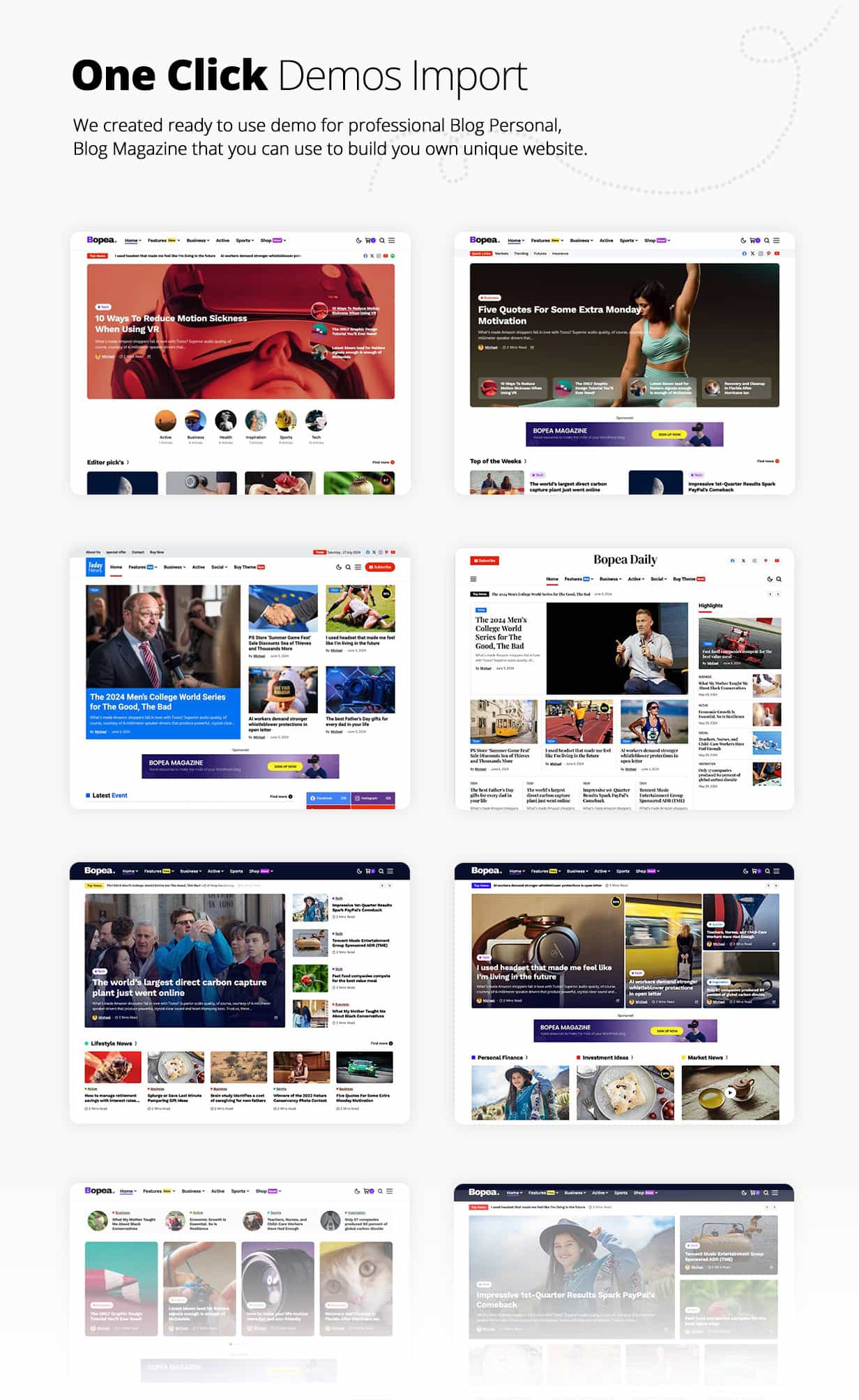 Bopea - Newspaper & Magazine WordPress Theme - 3