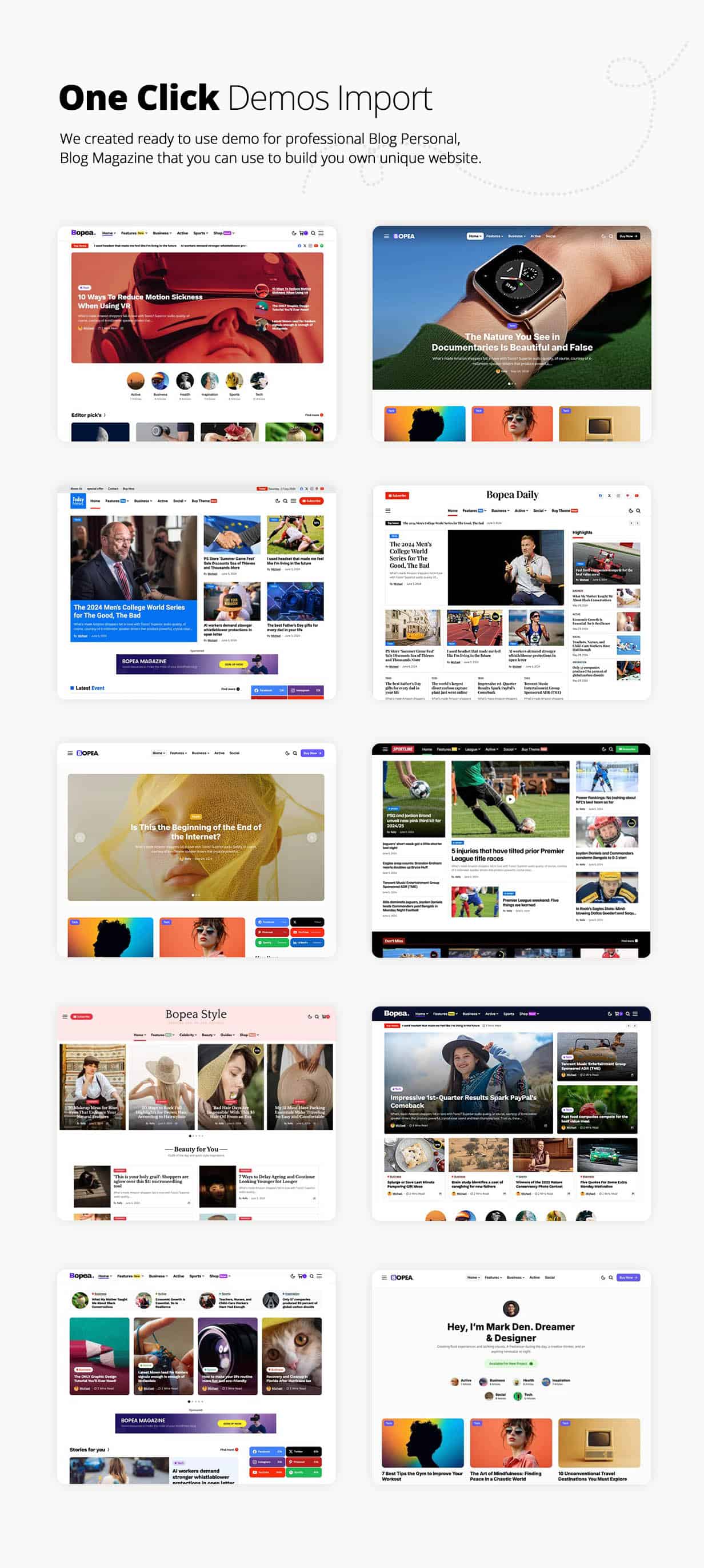 Bopea - Newspaper & Magazine WordPress Theme - 3