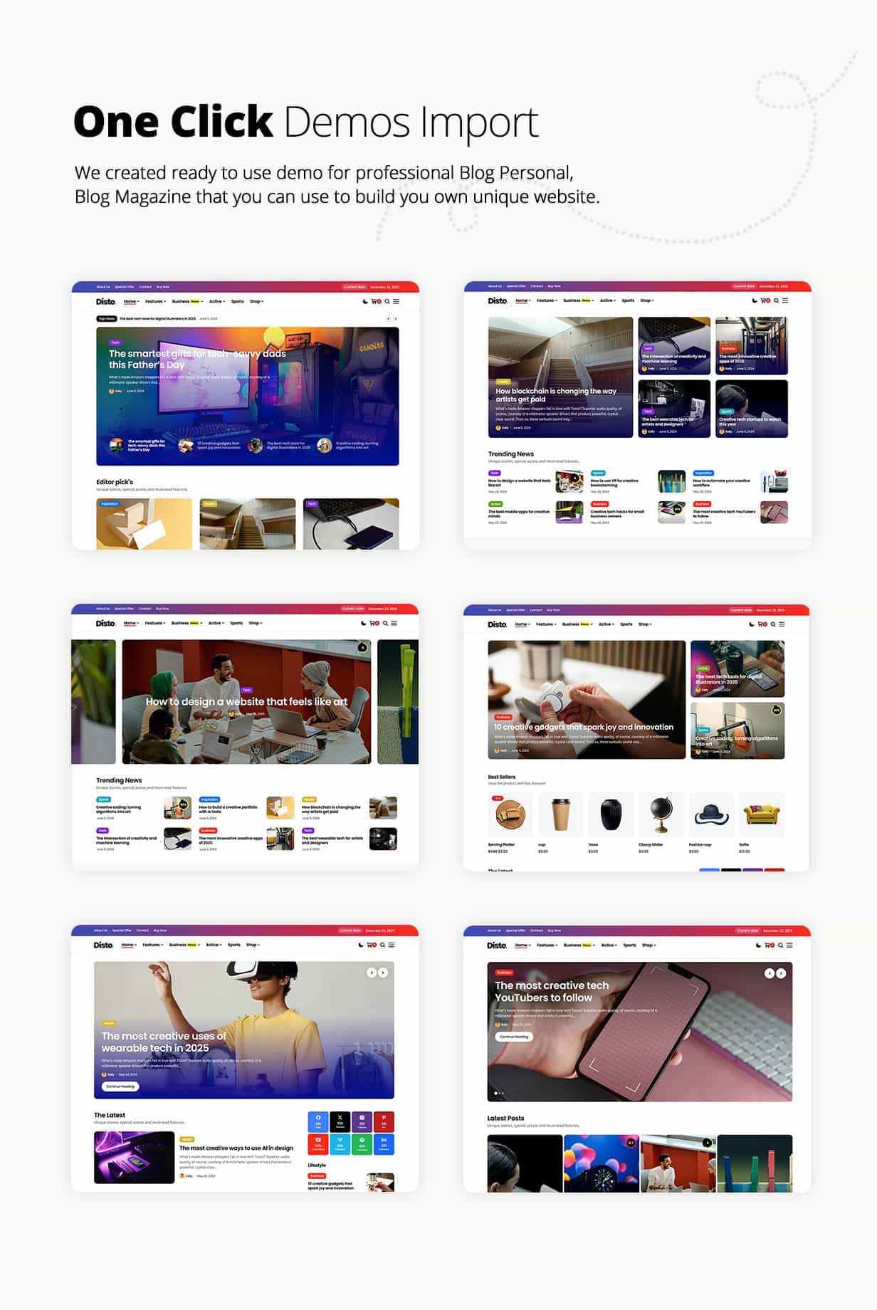 Disto - WordPress Blog Magazine Theme